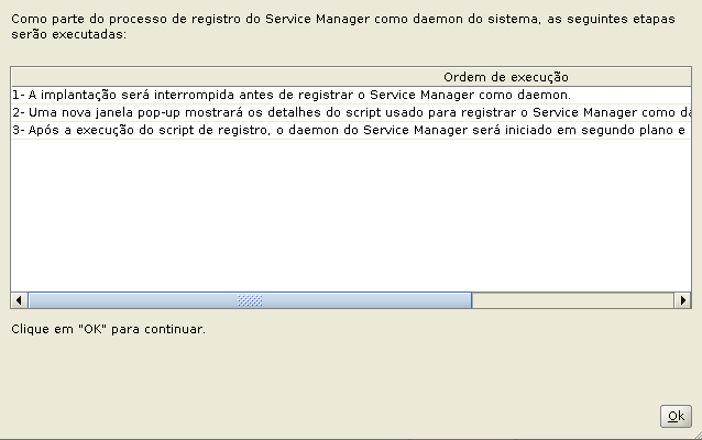 OGGCA - diálogo de registro como daemon do systemd